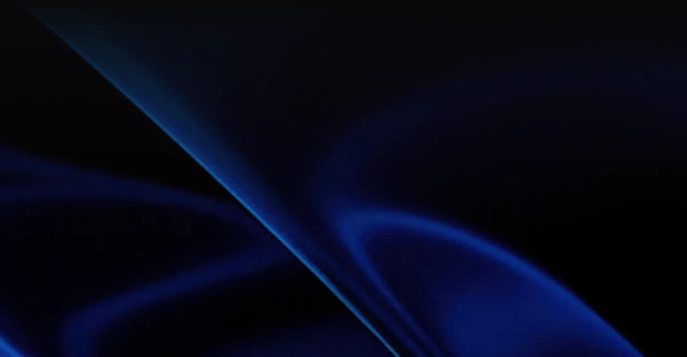 Blue light ray accent behind the org knowledge product preview