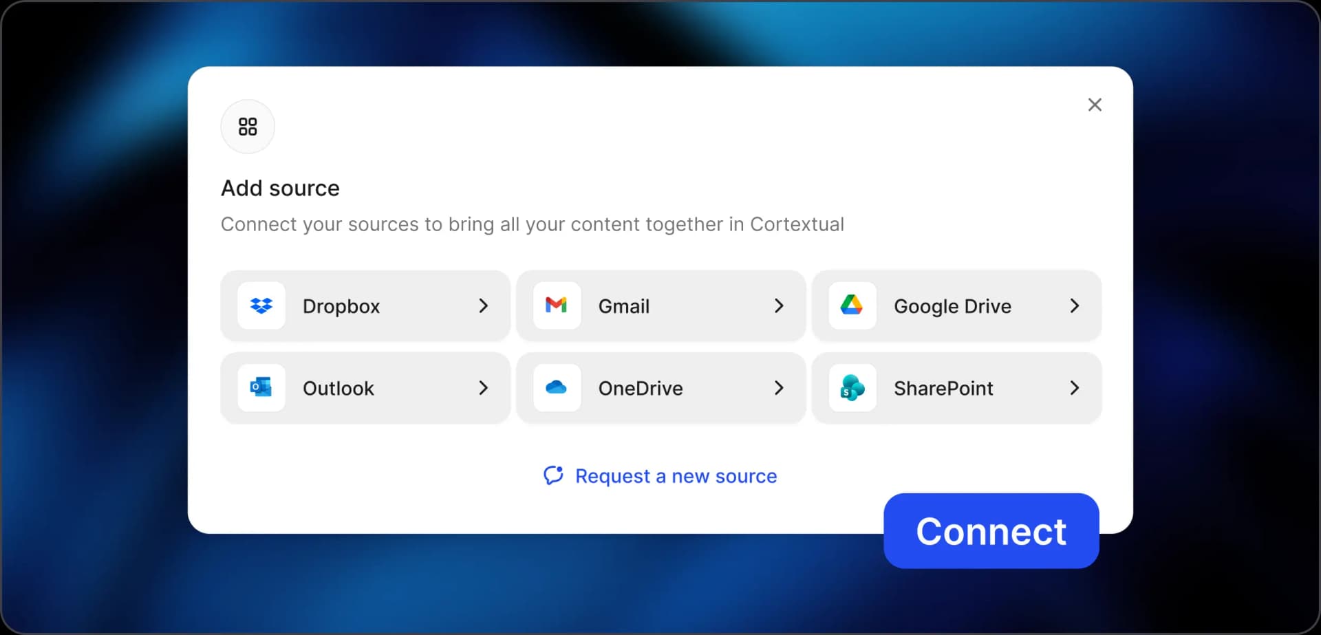 1. Connect your sources