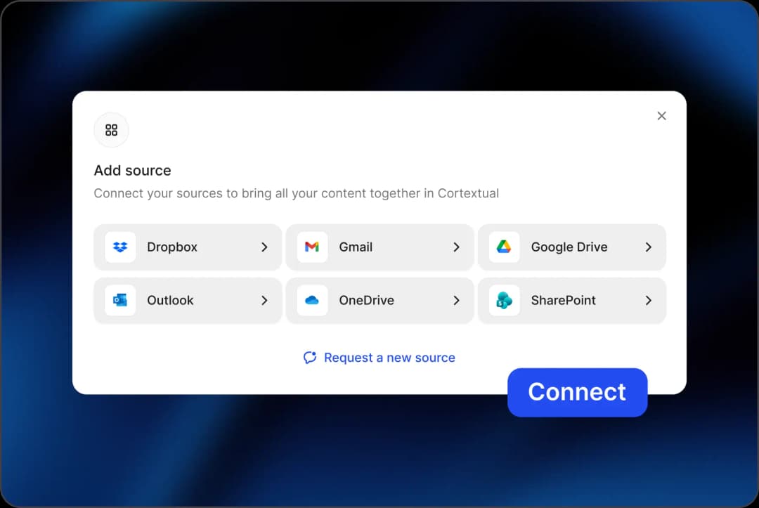 1. Connect your sources