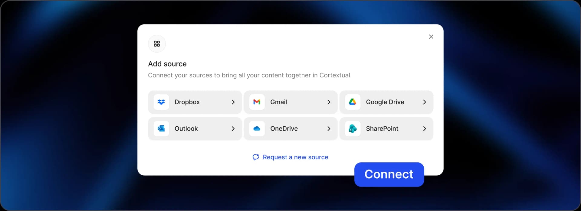 1. Connect your sources