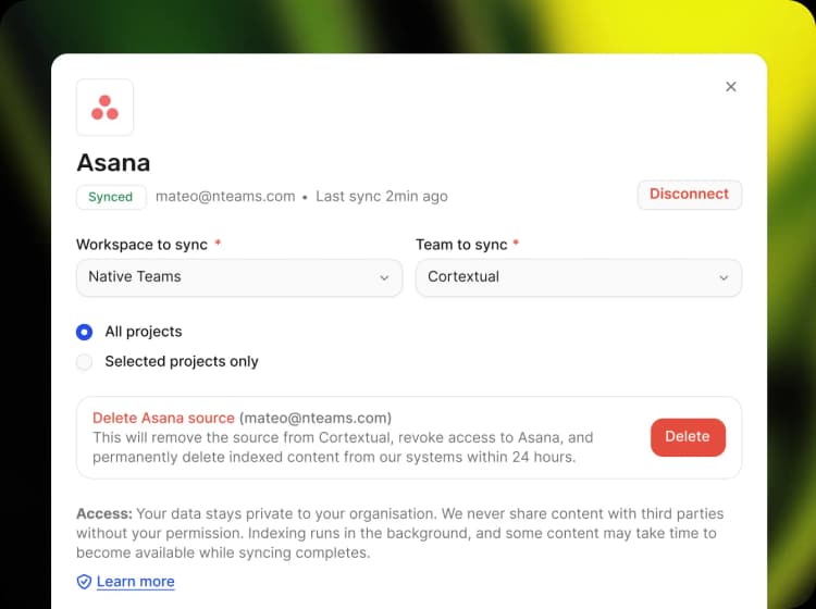 Step 2. Permissions carry over