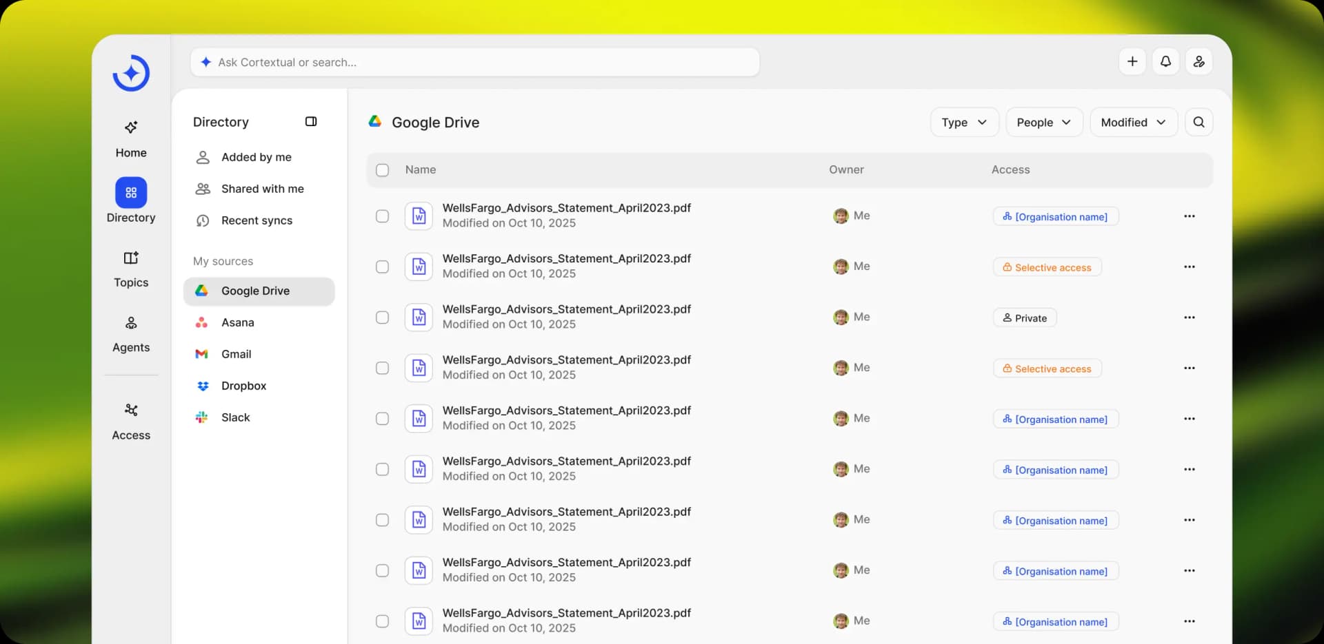 Step 3. Knowledge becomes searchable