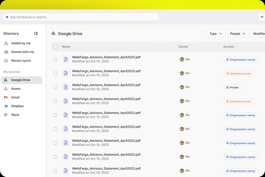 Step 3. Knowledge becomes searchable