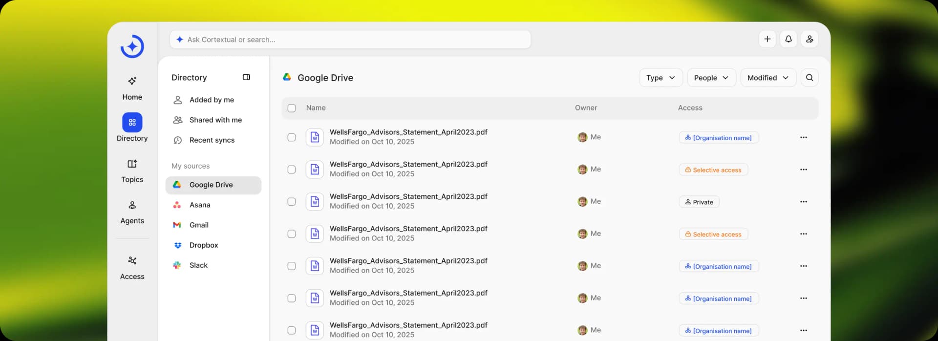 Step 3. Knowledge becomes searchable